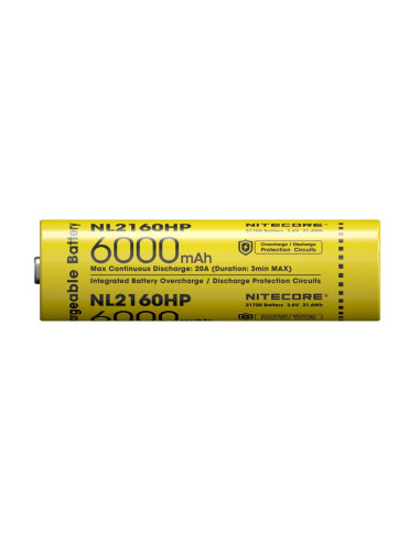 Nitecore Akumulator 21700 6000mAh High Performance