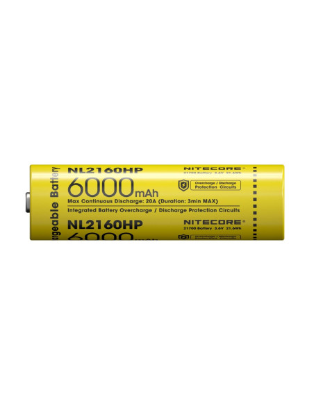 Nitecore Akumulator 21700 6000mAh High Performance