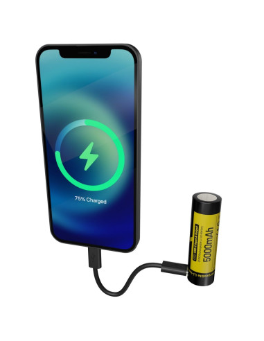 Nitecore Akumulator 21700 5000mAh 2-way USB-C