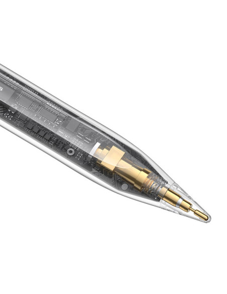 Pojemnościowy rysik / stylus Baseus Smooth Writing 2 z wskaźnikiem baterii - biały
