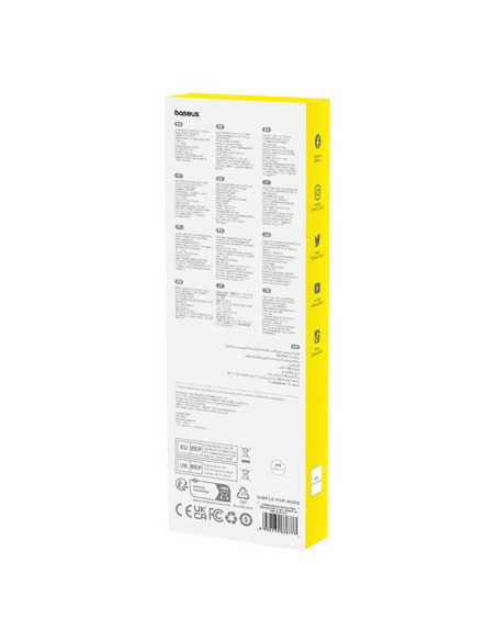 Rysik Baseus Smooth Writing Series z indykatorem LED, wersja aktywna  (Biały)