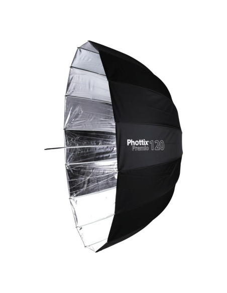 Phottix Premio parasol 120cm srebrny + dyfuzor