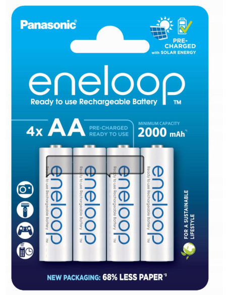 PANASONIC ENELOOP AA 2000mAh 4 szt akumulator R6