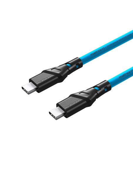 Kabel fotograficzny Mathorn MTC-210 2m 20Gbps 4K 60Hz PD100W USB C-C ArcticBlue
