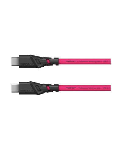 Kabel fotograficzny Mathorn MTC-210M 2m 20Gbps 4K 60Hz PD100W USB C-C Magenta