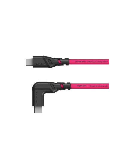 Kabel fotograficzny Mathorn MTC-211M 2m 20Gbps 4K 60Hz PD100W USB C-C90 Magenta