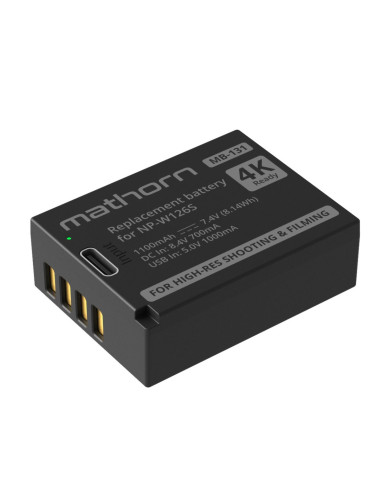 Mathorn MB-131 1100mAh USB-C akumulator zamiennik NP-W126S