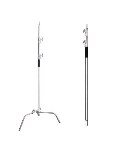 Stalowy statyw studyjny C-stand 330cm / trzpień...