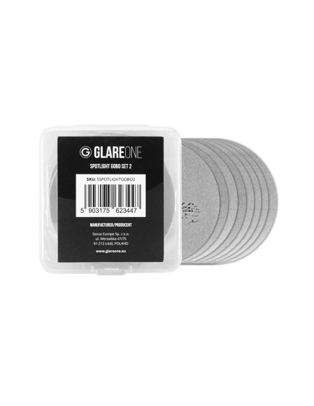 copy of GlareOne Spotlight Gobo Set 3 - zestaw masek