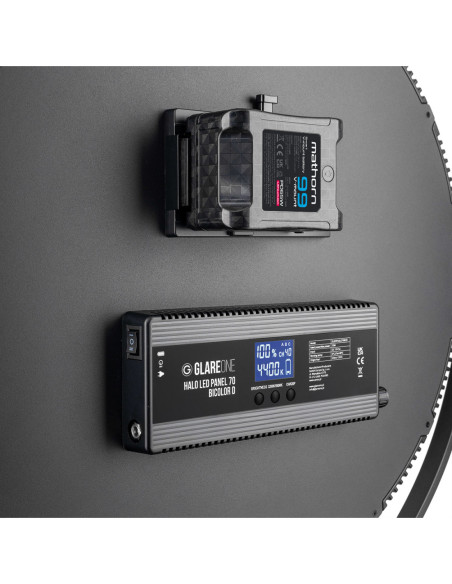 Zestaw GlareOne Halo LED Panel 70 BiColor D + Statyw oświetleniowy G-806 240 cm