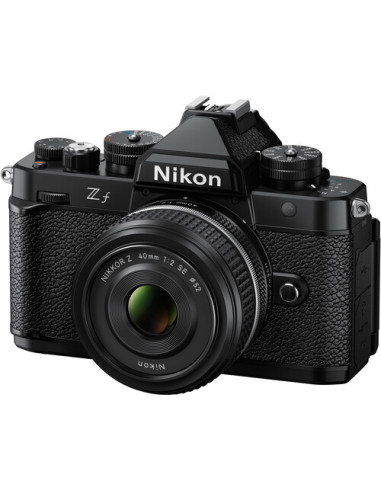 Nikon Z f + Nikkor Z 40mm f/2 (SE) aparat fotograficzny czarny