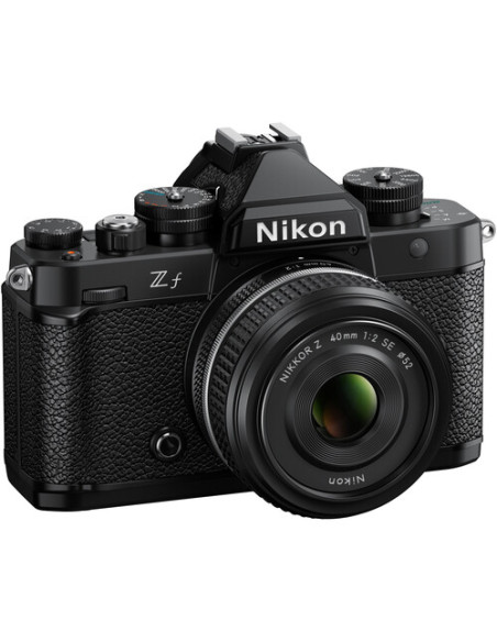 Nikon Z f + Nikkor Z 40 mm f/2 (SE) aparat fotograficzny czarny