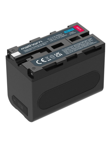 Bateria Mathorn MB-701 6700mAh 50Wh USB-C LED zamiennik SonyNP-F770