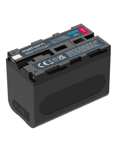 Bateria Mathorn MB-701 6700mAh 50Wh USB-C LED zamiennik SonyNP-F770
