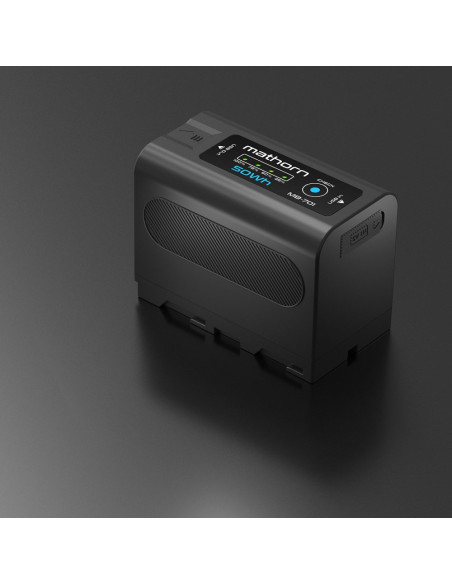 Bateria Mathorn MB-701 6700mAh 50Wh USB-C LED zamiennik SonyNP-F770