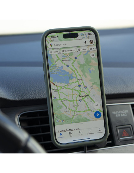 Peak Design Mobile Car Mount Vent Charging - magnetyczny uchwyt samochodowy do telefonu na kratkę z bezp. ładowarką - czarny