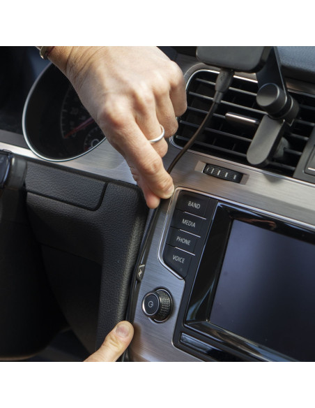 Peak Design Mobile Car Mount Vent Charging - magnetyczny uchwyt samochodowy do telefonu na kratkę z bezp. ładowarką - czarny