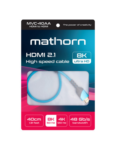 Kabel Mathorn MVC-40AA HDMI - HDMI 2.1 8K 60Hz...