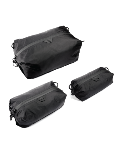 Zestaw Pokrowców Travel Line Peak Design Ultralight Packing Cube Black – S,SX, SXX, czarny