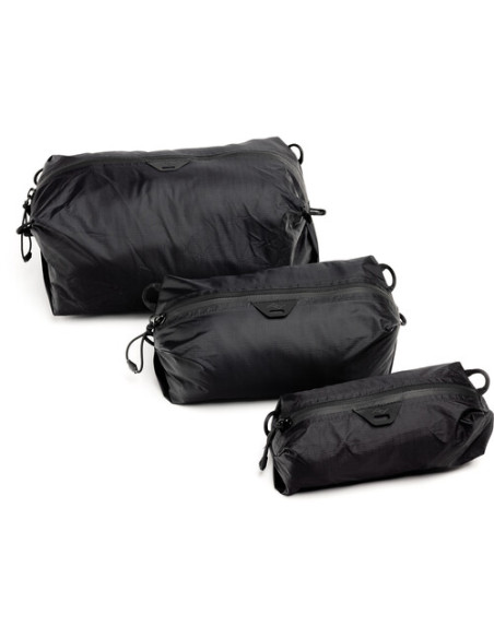 Zestaw Pokrowców Travel Line Peak Design Ultralight Packing Cube Black – S,SX, SXX, czarny