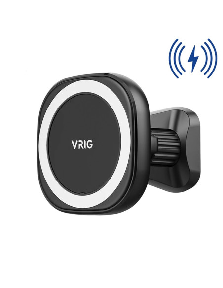 VRIG MG-07S magnetyczny uchwyt samochodowy do smartfona z funkcją ładowania indukcyjnego