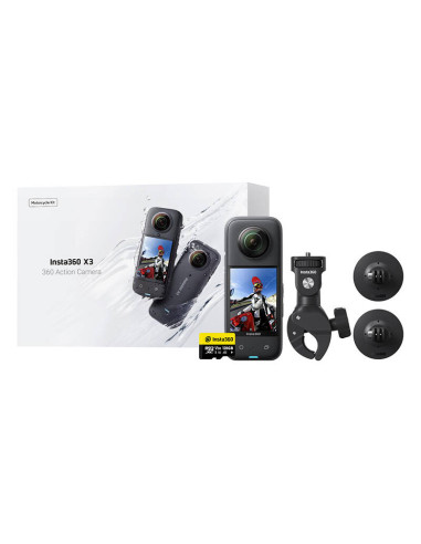 Insta360 X3 Motorcycle Edition kamera sportowa - zestaw