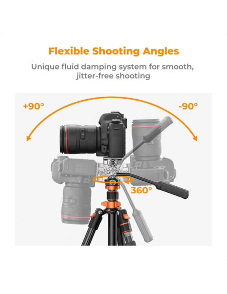 K&F Concept K234A7 z głowicą FH-03 statyw video