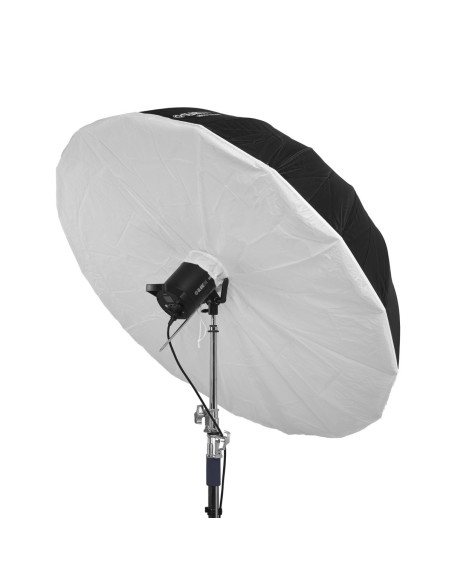 GlareOne Orb 130 White - głęboki biały parasol z dyfuzorem