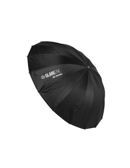 GlareOne Orb Silver 100 cm - srebrny parasol z dyfuzorem