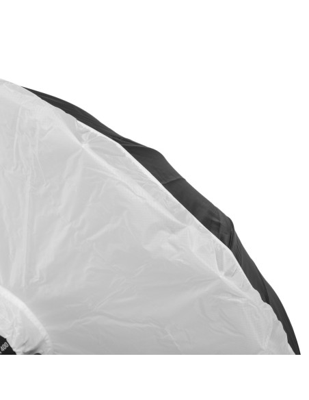 GlareOne Orb Silver 100 cm - srebrny parasol z dyfuzorem