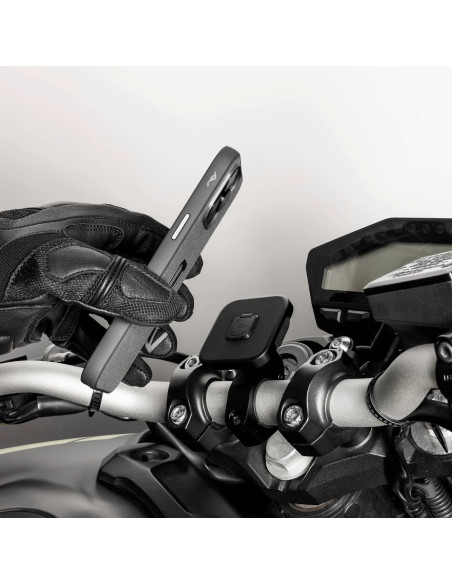 Peak Design Mobile Motorcycle Mount Bar Mount v2 Black - uchwyt motocyklowy do telefonu na kierownicę v2 - czarny