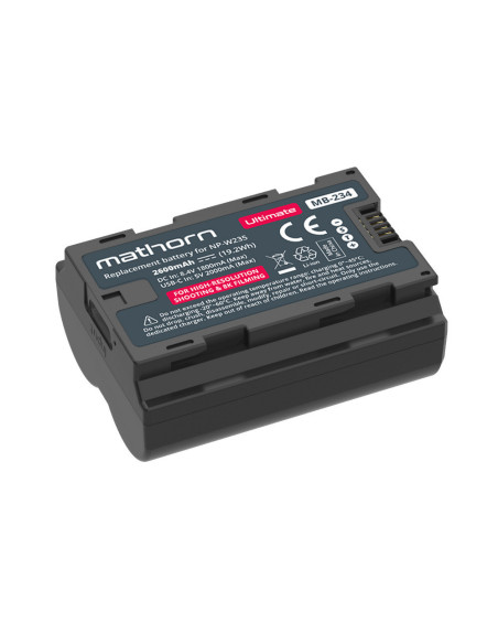 Akumulator Mathorn MB-234 Ultimate 2600mAh USB-C zamiennik NP-W235