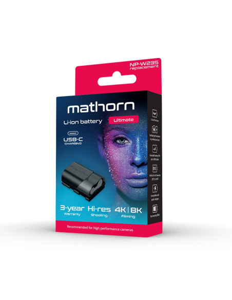 Akumulator Mathorn MB-234 Ultimate 2600mAh USB-C zamiennik NP-W235
