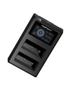 Ładowarka dwukanałowa Mathorn MBC-D107 USB-C do Canon LP-E17