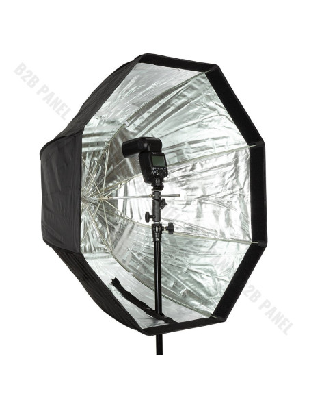 GlareOne Softbox parasolkowy Octa 80 do lamp reporterskich