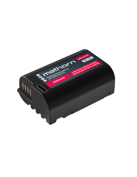 Mathorn MB-254 Ultimate 2600mAh USB-C akumulator zamiennik DMW-BLK22