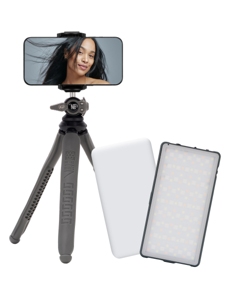 Zestaw Newell Rangha Set - lampa LED RGB-W Rangha z dyfuzorem i statywem