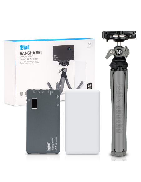 Zestaw Newell Rangha Set - lampa LED RGB-W Rangha z dyfuzorem i statywem