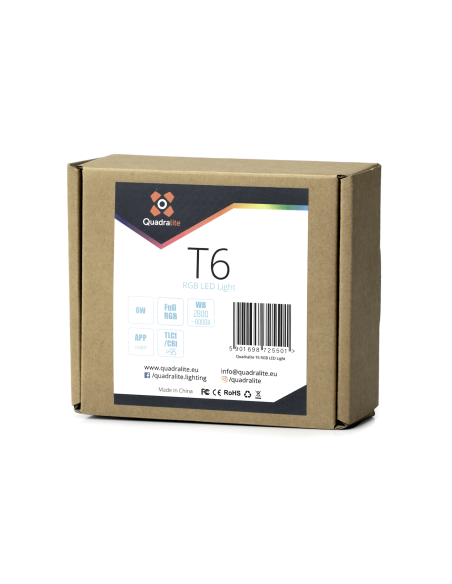 Quadralite T6 RGB lampa led