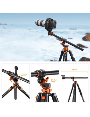 K&F Concept T254A7 statyw  fotograficzny 230cm