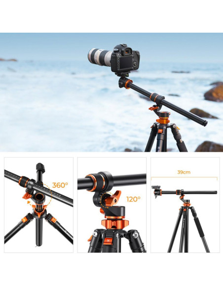 K&F Concept T254A7 statyw  fotograficzny 230cm