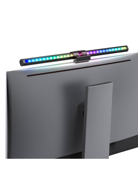 Lampa Blitzwolf BW-CML2 na monitor, RGB czarna