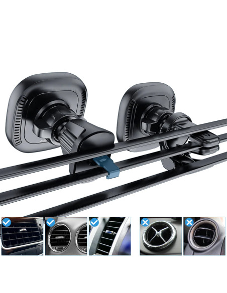 VRIG MG-07S magnetyczny uchwyt samochodowy do smartfona z funkcją ładowania indukcyjnego