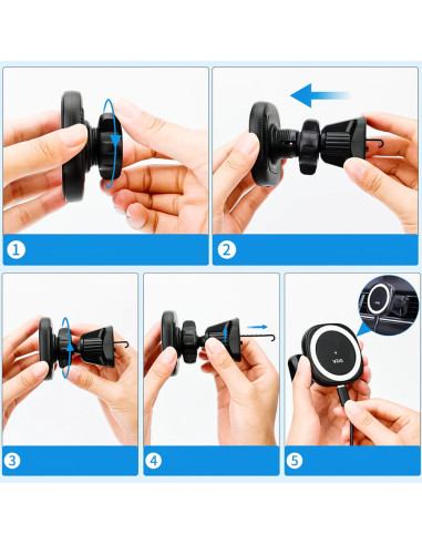 VRIG MG-07S magnetyczny uchwyt samochodowy do...