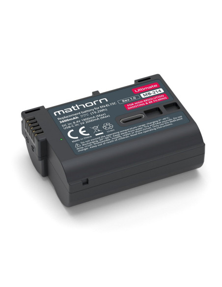 Bateria Mathorn MB-214 Ultimate 2600mAh USB-C zamiennik EN-EL15C