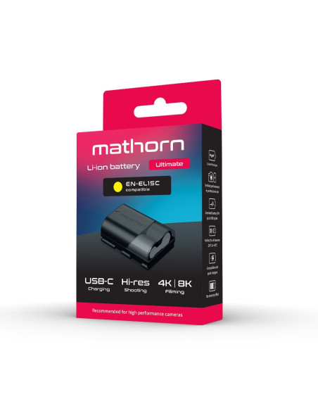Bateria Mathorn MB-214 Ultimate 2600mAh USB-C zamiennik EN-EL15C