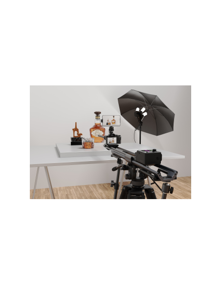 Slider Zeapon Micro 4 E500 z modułem napędowym i głowicą obrotową Pons