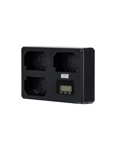 Ładowarka trójkanałowa Newell TT-USB-C do akumulatorów NP-FZ100 do Sony