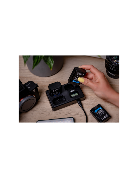 Ładowarka trójkanałowa Newell TT-USB-C do akumulatorów NP-FZ100 do Sony