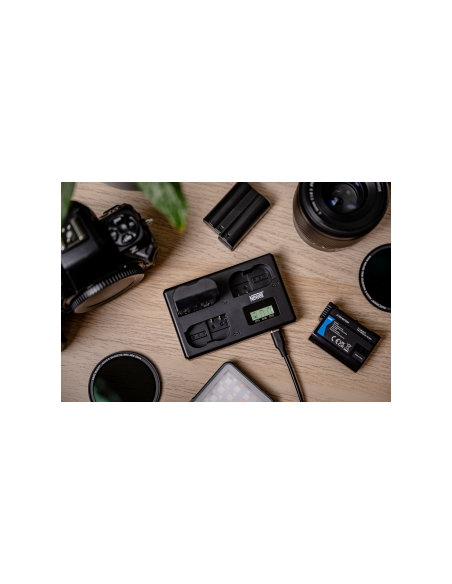 Ładowarka trójkanałowa Newell TT-USB-C do akumulatorów EN-EL15 do Nikon